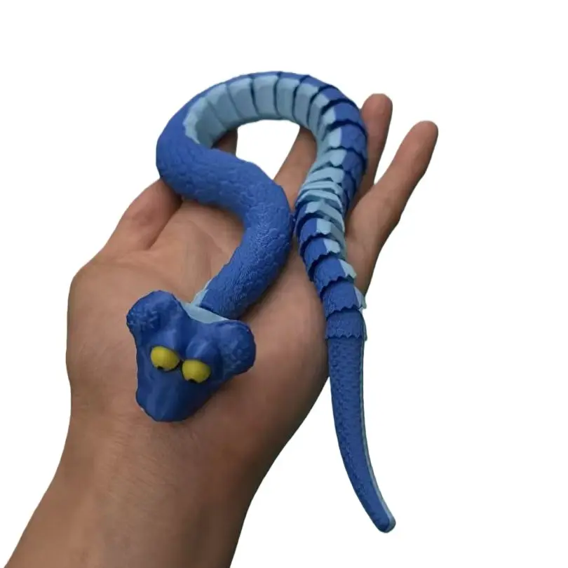 Zootopia 2 Gary Snake Jointed Figure Collectible, Articulated Figurines, Realistic Replica Ornament, Kids Gift, Game Handheld Model, Perfect for Fans