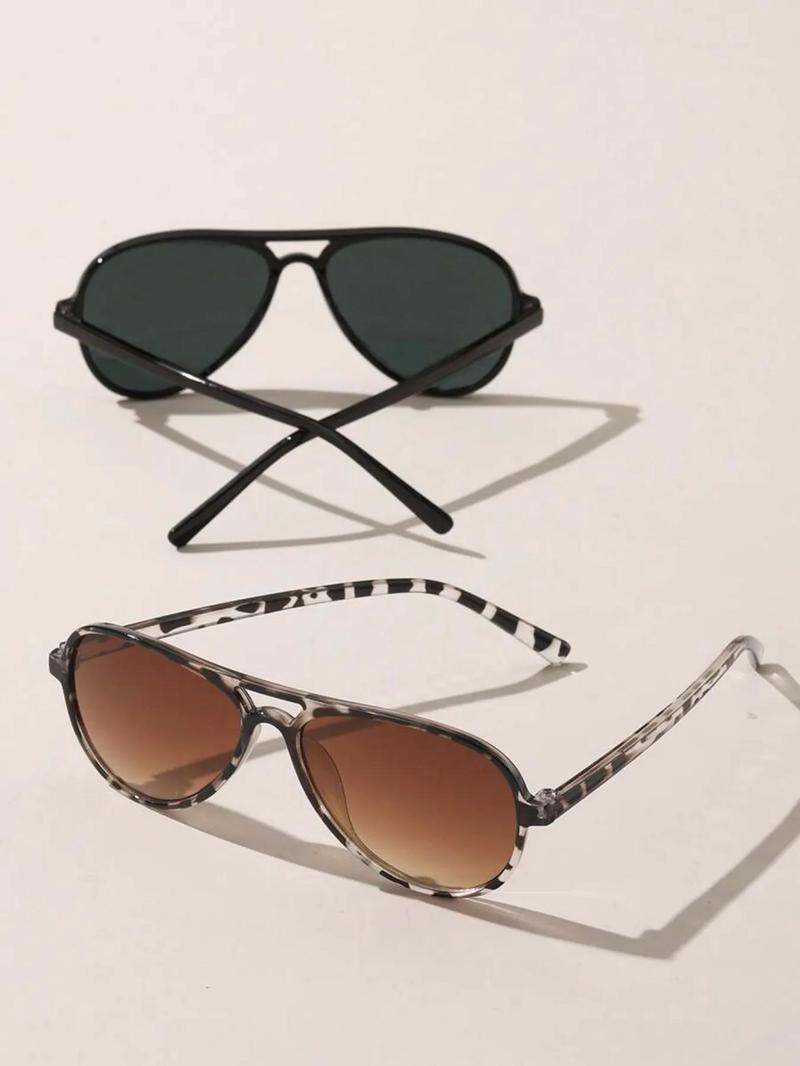 Women's Vintage Trendy Tinted Lens Sunglasses, Retro Outdoor Sports Sunglasses, Fashionable Sunglasses for Men and Women for Everyday Use