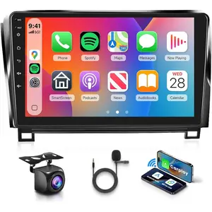 2G+64G Android 15 Car Stereo for Car Radio for Toyota Tundra 2007-2013 & Toyota Sequoia 2008-2018 Wireless Carplay Android Auto, 10.1 Inch Touch Screen GPS/WiFi/Bluetooth/SWC/Backup Camera