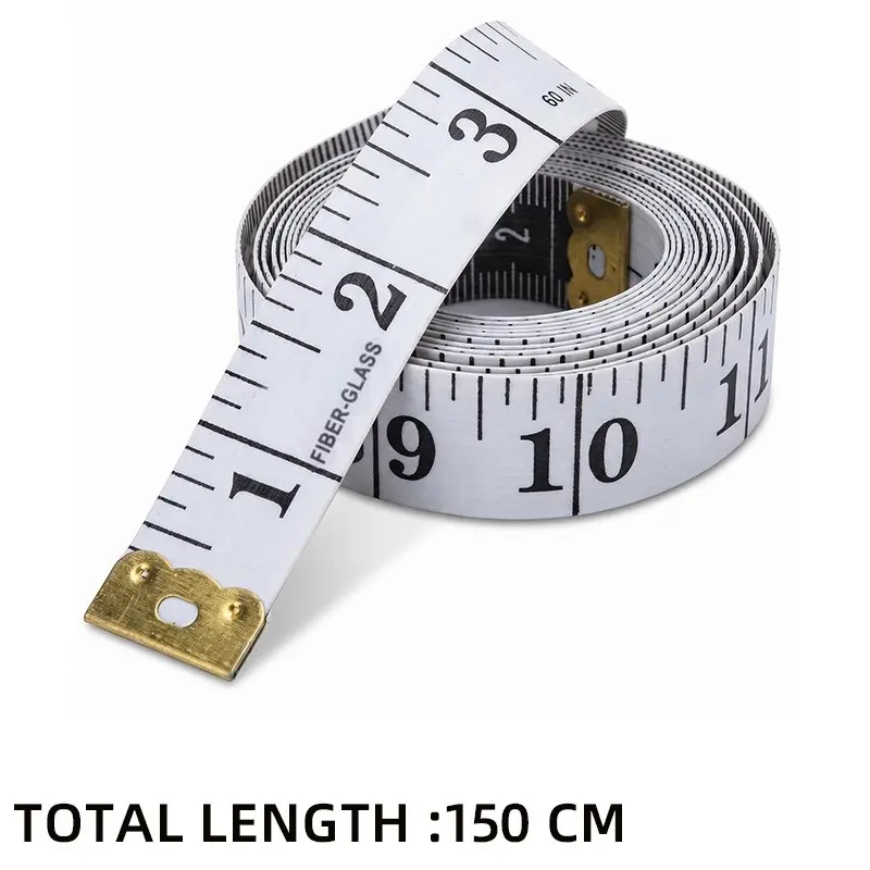 Soft Measuring Tape, 1.5 Meter Flexible Ruler, Dual Scale, Ideal for Clothing, Fabric, Home, Office, Handmade Measurement Tools