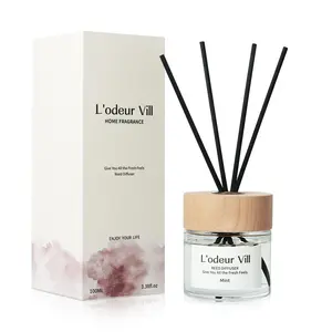 1 Bottle 100ML No Fire Diffuser, Minimalist Luxury Long-Lasting Fragrance, Bedroom Living Room Hotel Home Odor Eliminator
