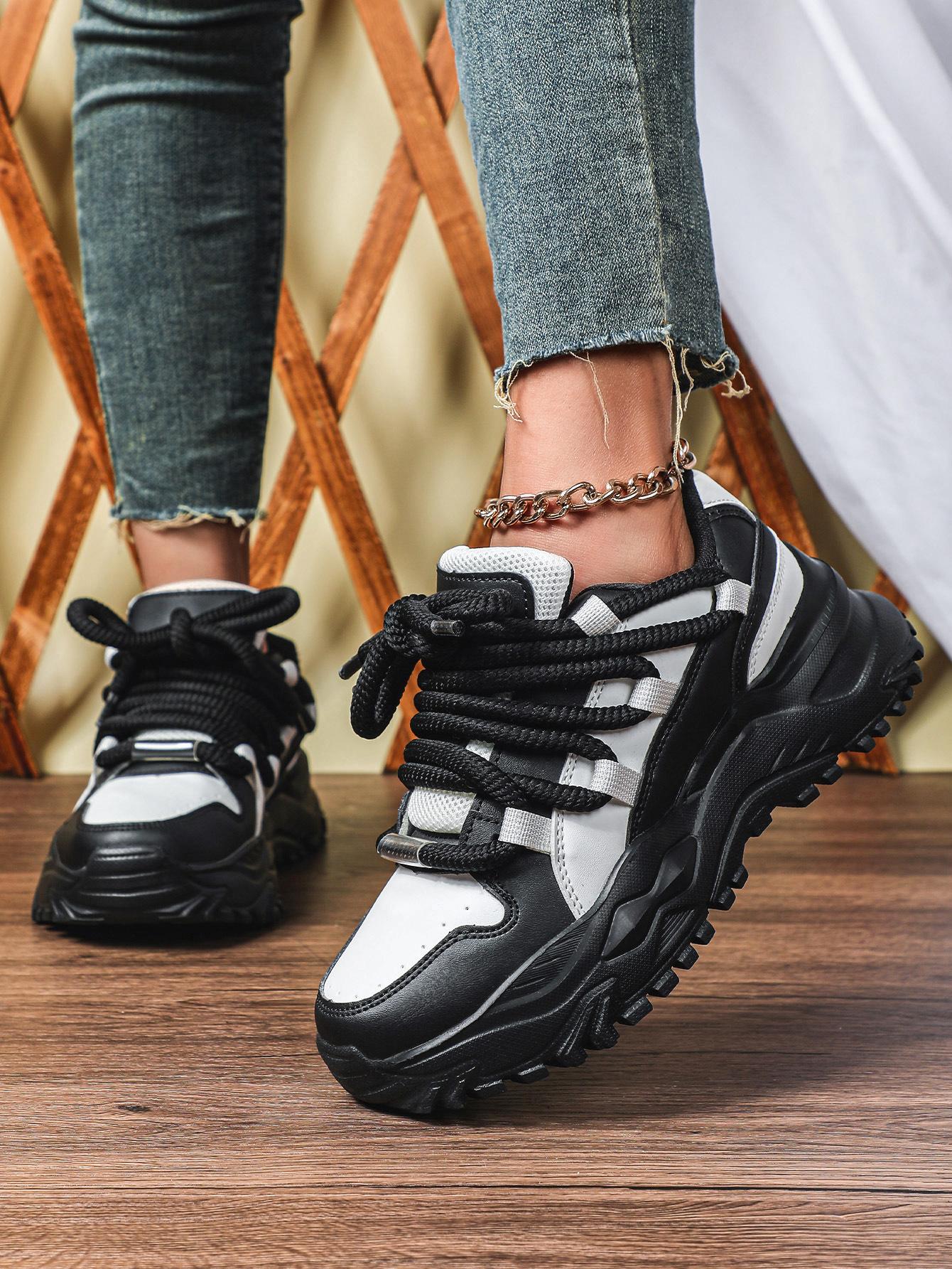 2026 trendy thick-soled fashion casual outdoor dad shoes, couple's versatile sports shoes, soft-soled comfortable student school shoes