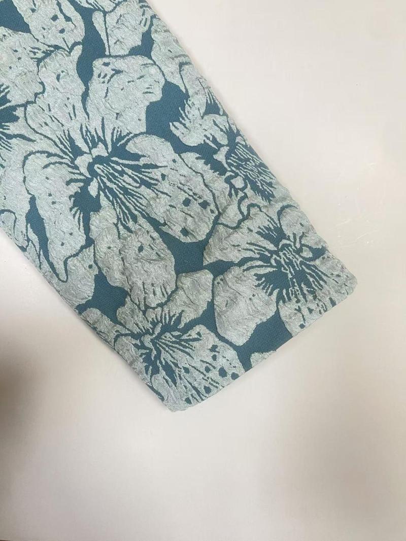 Women's Floral Pattern Blazer, Elegant Long Sleeve Open Front Outerwear for Work Office Business, Longsleeves Suit Blazer, Ladies Spring & Fall Clothes