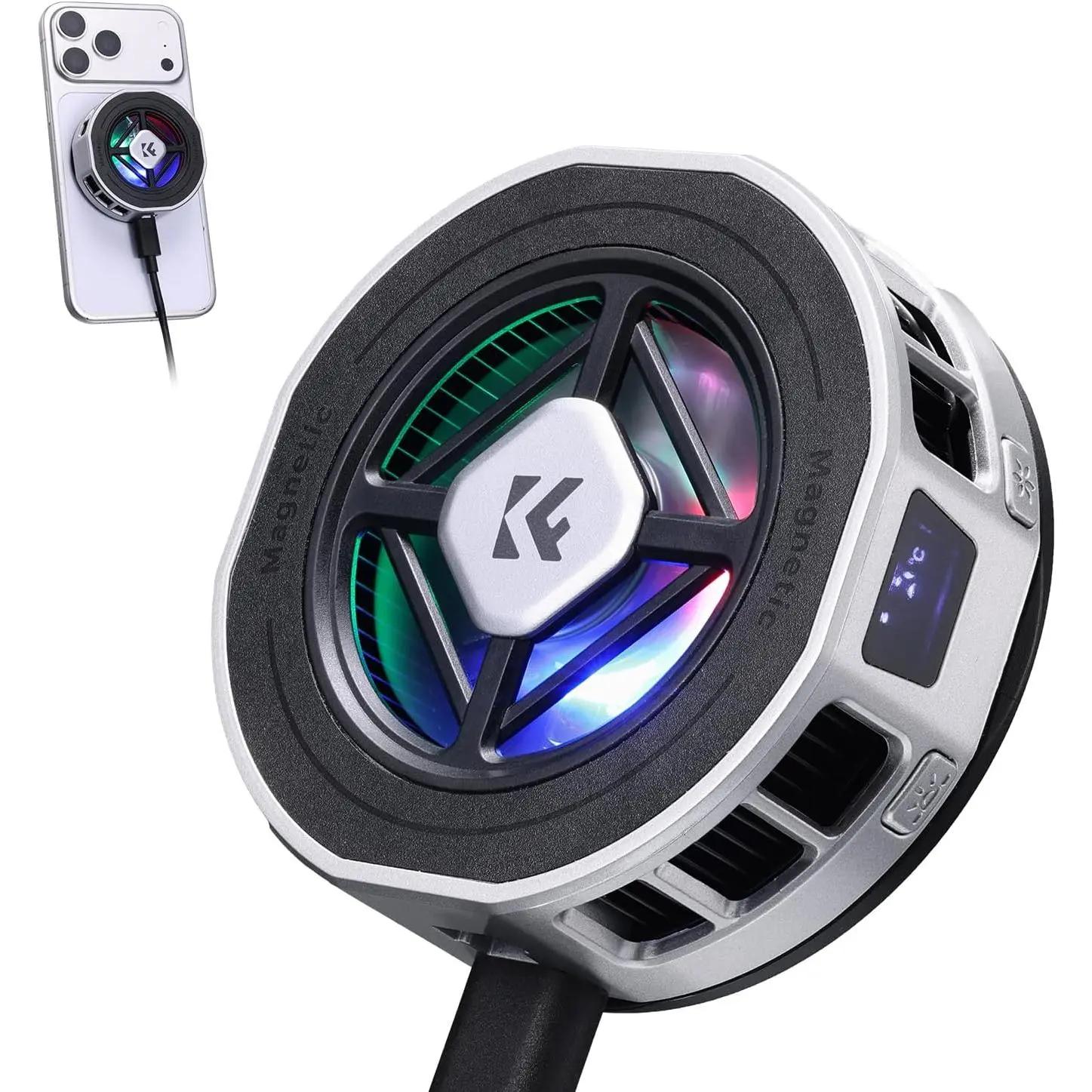 K&F CONCEPT Double‑Sided Magnetic Phone Cooler