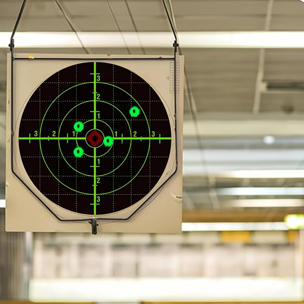 VIGEROSO Splatter Shooting Targets 6 Inch Reactive Paper Target Stickers 50 Self Adhesive Target Roll for BB Gun, Pellet Gun, Airsoft, Rifle Indoor and Outdoor Shooting Range