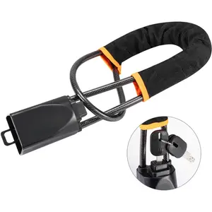 Steering Wheel Lock with 3 Keys, Universal Anti-Theft Auto Accessories, Car Interior Security Deterrent for Cars, Trucks, SUVs, Vans, Durable Construction, Quick Installation`