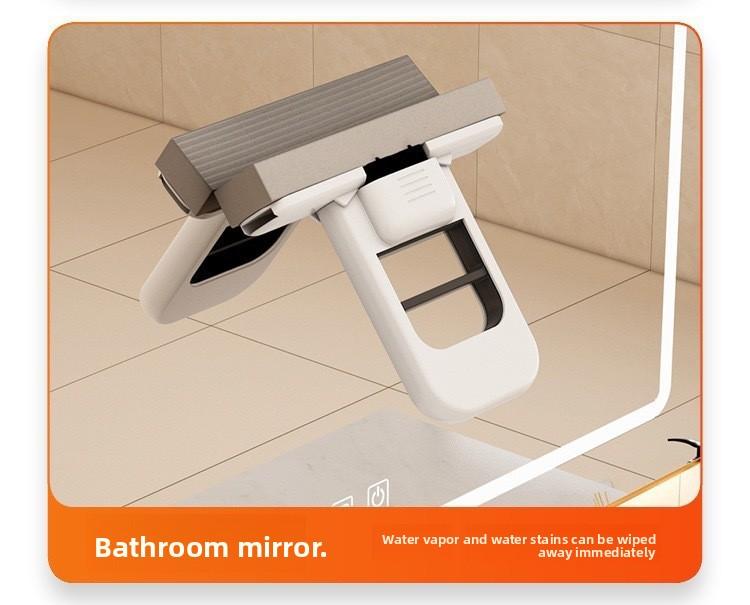 Mini Handheld Sponge Mop, Super Absorbent Portable Cleaner for Home Desktop, Bathroom & Kitchen, No Hand Wash Lazy Design, Compact Gadget for Quick Table Wipe & Small Space Daily Cleaning