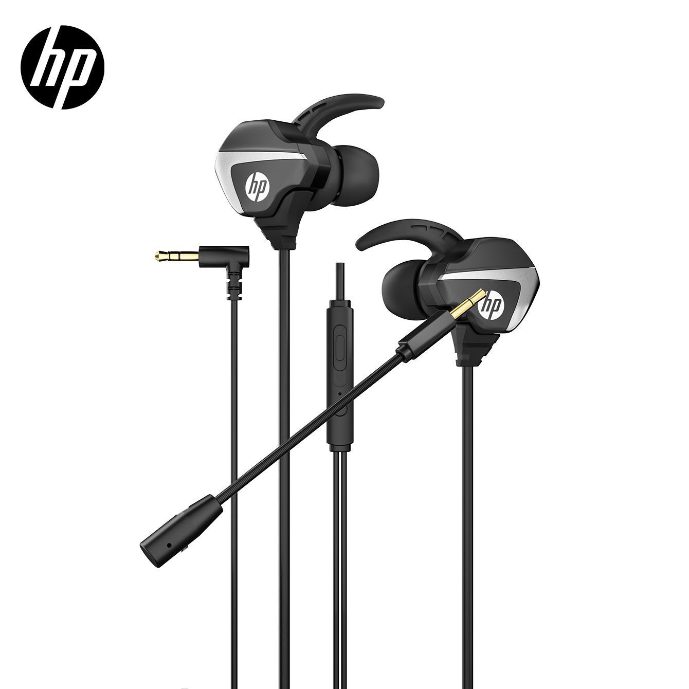 HP DHH-3113 Wired in-ear Headphone, Portable Wired Earbuds with Microphone, Earphone, Earbuds for Gaming, Live Streaming, Sports & Gym, Audio, Fitness Earbuds, Wired Headphones