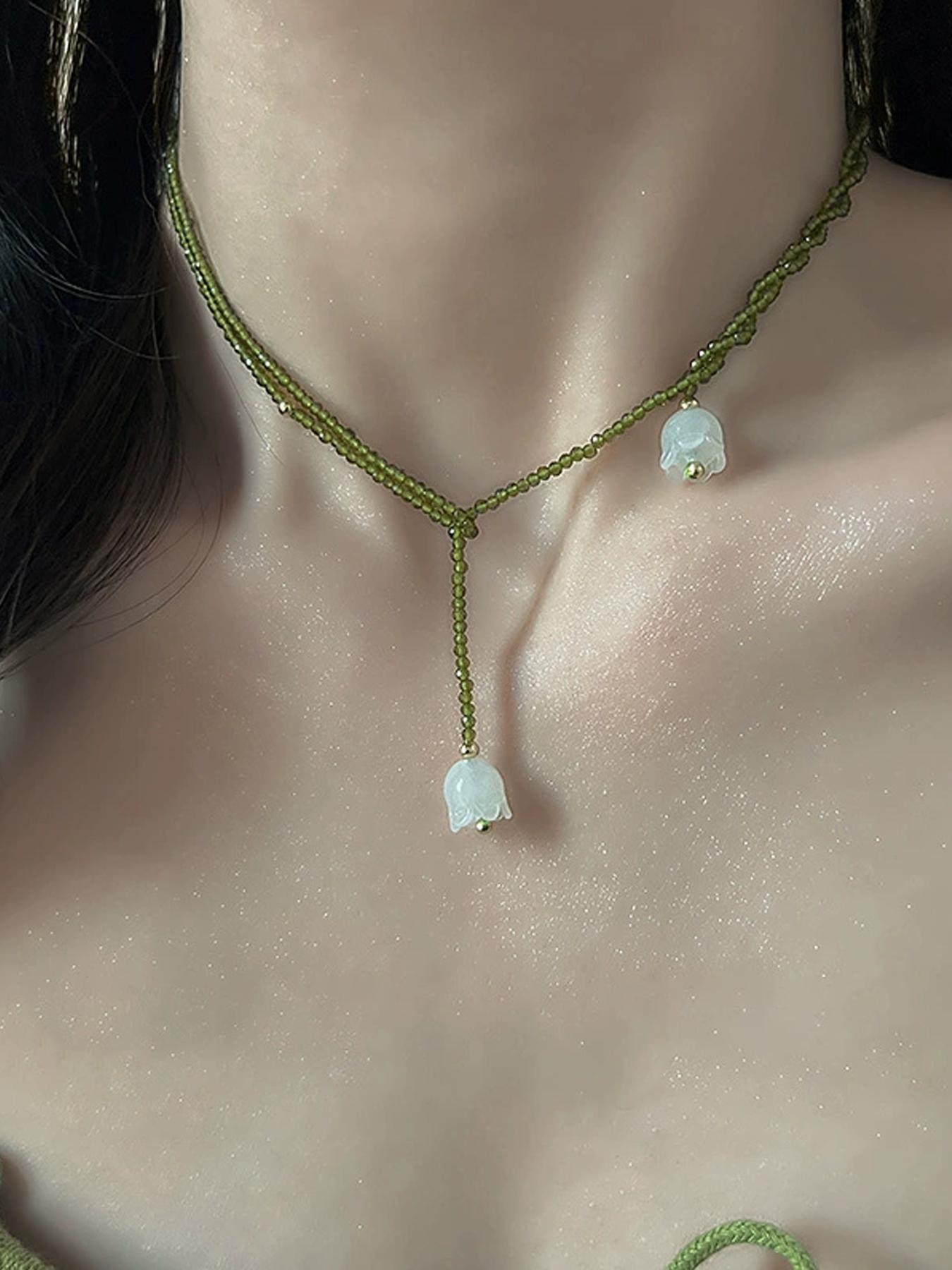 Women's Elegant Artificial Crystal Decor Pendant Necklace, Fashion Jewelry for Party, Daily Clothing Decor, Trendy All-match & Exquisite Jewelry for Birthday Gift, Fashion Pendants