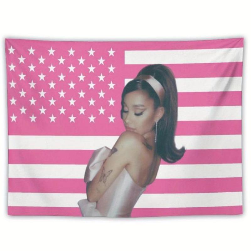 Pink Ariana Flag Funny Tapestry American Grande Flags Poster Merch Suitable. For College Dorm Room Decor. Outdoor Parties. Tailgates Yard. room Decoration Solid Color Decorative Print Size Cotton Linen Pink Ariana Flag Funny Tapestry American Grande Flags Poster Merch Suitable. For College Dorm Room Decor. Outdoor Parties. Tailgates Yard. room Decoration Solid Color Decorative Print Size Cotton Linen