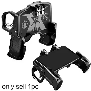 Integrated Mobile Game Controller, Gamepad Trigger for Shooting Games on iPhone and Android Phones, Ergonomic Controller Grip, Gaming Products