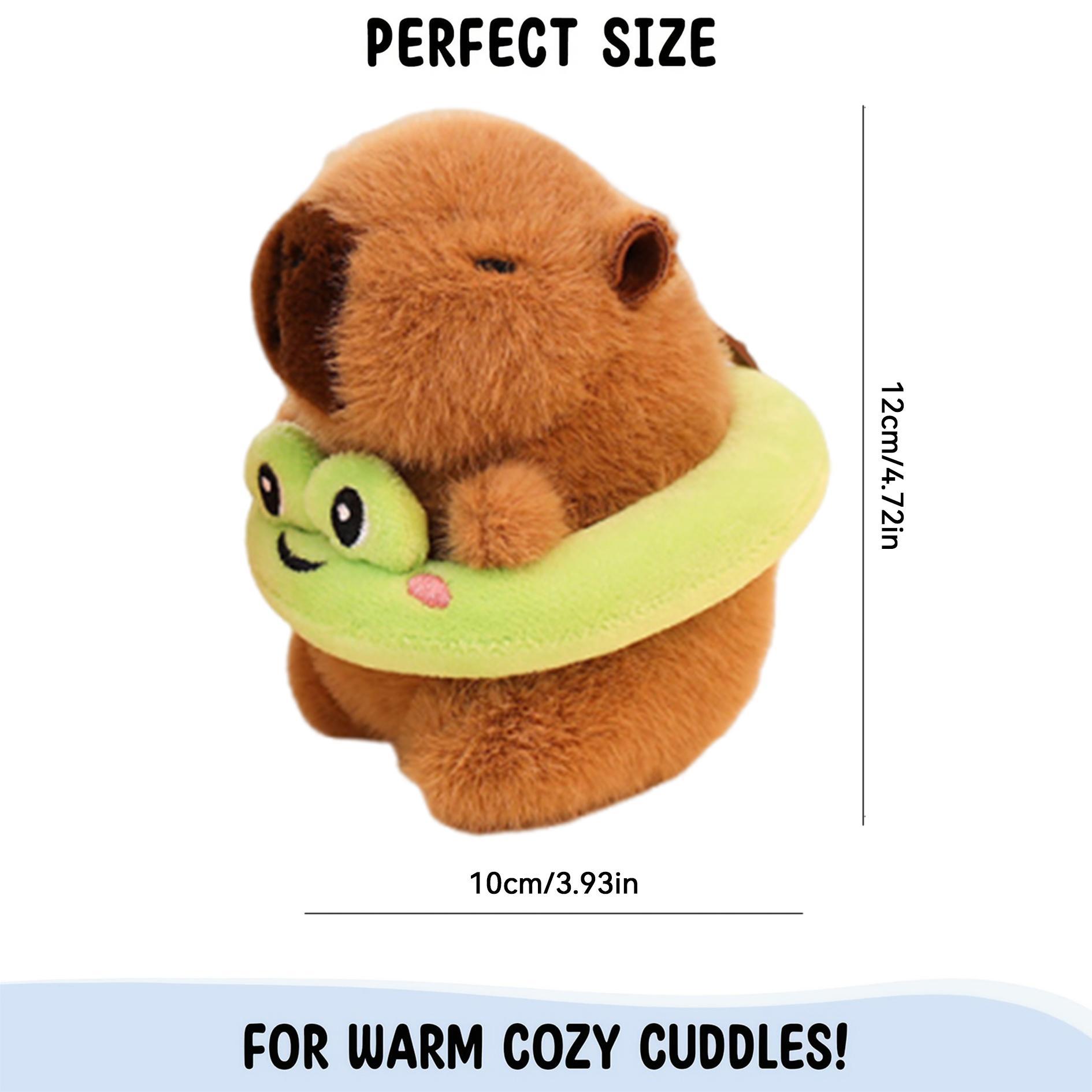 Cute Capybara Plush Toy, Soft Stuffed Capybara Dolls, Plush Toys, Kawaii Plushie for Children Birthday Gift, Huggable Stuffed Animal, Cuddly Stuffed Animal