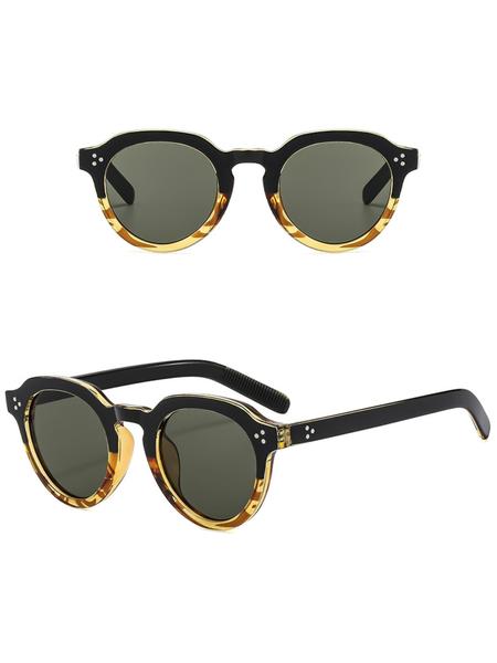 Classic Round Polarized Sunglasses for Men and Women, Retro Style Uv400 Lenses for Maximum Sun Protection, Lightweight Design for All-Day Comfort
