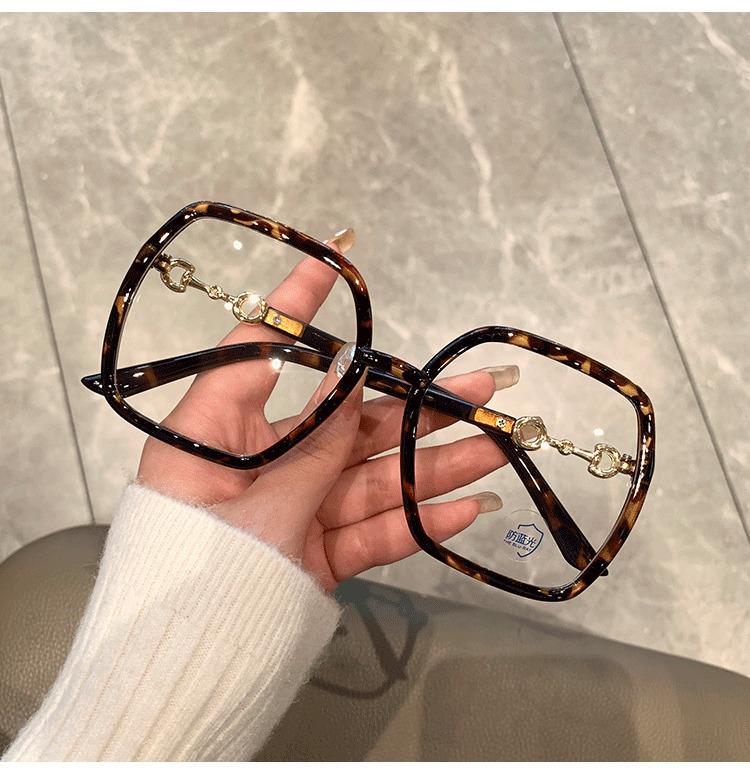 2026 New Style Large Square Frame Glasses for Women - Slimming and Stylish, Anti-Blue Light, Large Frame, Trendy and Unique