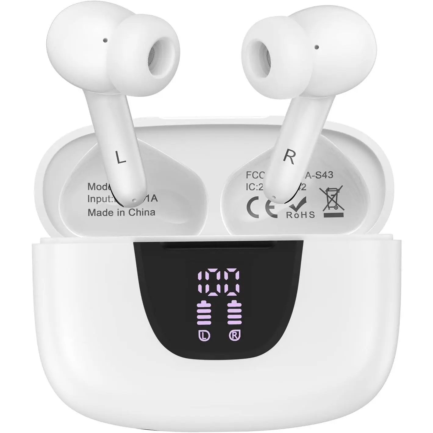 Earbuds Wireless Earphones for iPhone 17e, 17, 17 Pro Max, 17 Pro, 17 Air, 16e, 16 Plus - Bluetooth Headphones Ear Buds Headset for iPhone 16 15 14 13 12 11 Mini SE XR X XS 8 7Gift