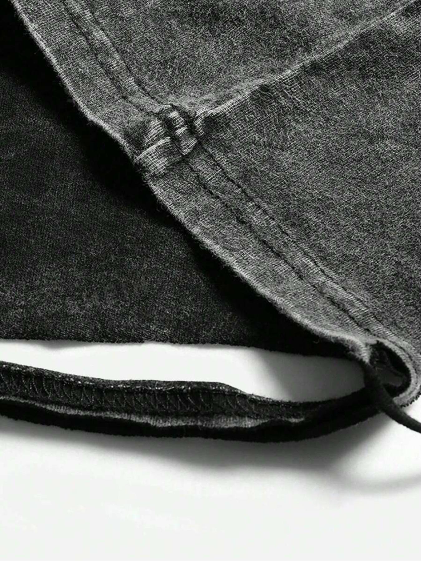 Men's God's Art on Display Print Round Neck Tee, Regular Fit Casual Short Sleeve T-shirt for Daily Wear, Men's Top for Summer, Tropical