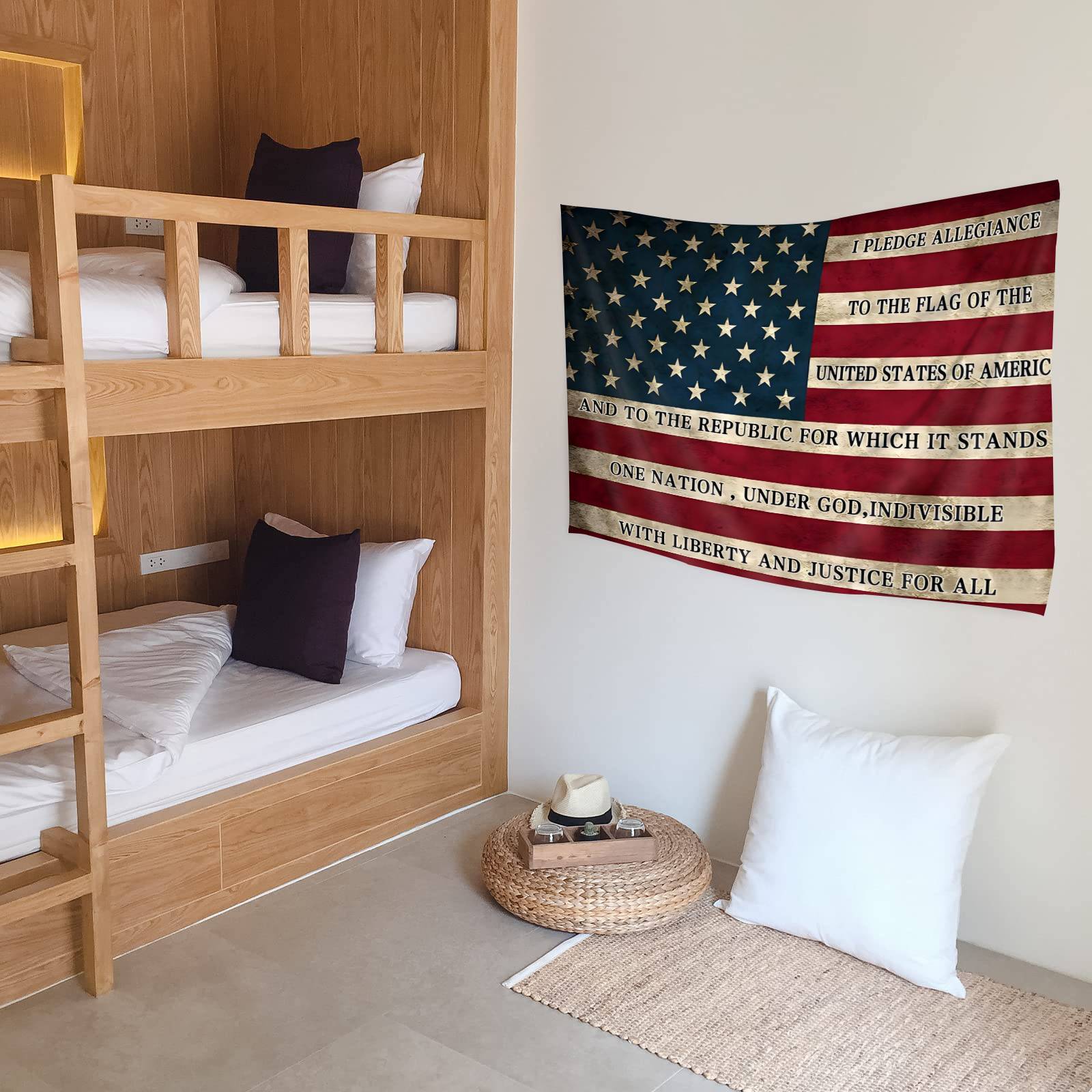 1pc Independence Day Tapestry, 4th Of July Tapestry, Large Patriotic Tapestry for Wall Decor, 28.7*37.4inch/59*78.74inch, Patriotic Wall Decor, Patriotic Home Decor, Independence Day Party Supplies, Fourth Of July Decorations