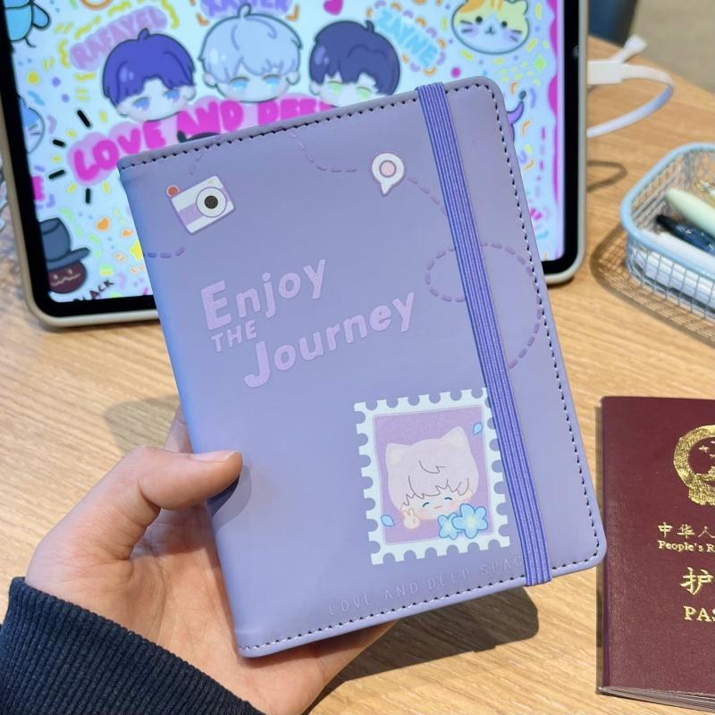 Love And Deepspace Rafayel Zayne Card Protective Book Cute Passport Cover Certificate Storage Bag Cosplay Girl Fans Gift