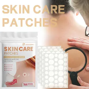 144 Skin Tag and Wart Cover Patches, Fragrance-Free & Preservative-Free, Gentle for All Skin Types, Improves Moles/corns/calluses
