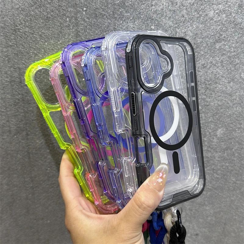 Support invisible en fibre de carbone pour coque de téléphone à