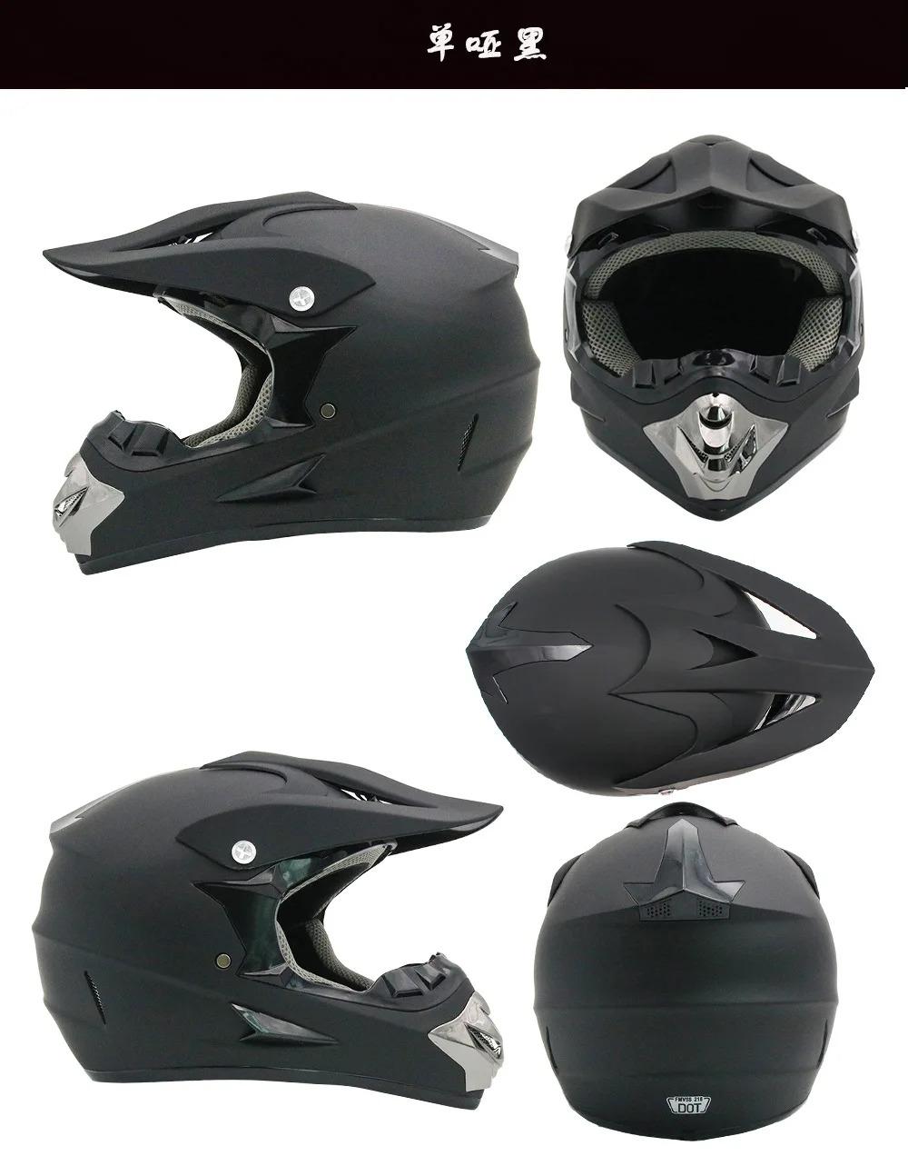 Man Woman Motocross Motorcycle Helmet ATV Motocross MTB MTB DH Racing Helmet Cross Helm Capacetes Send 3 pieces gift.