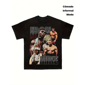 The Tyson fashion t-shirt is a soft and comfortable men's t-shirt with a round neck and short sleeves, featuring a classic design.It is an ideal gift and has collectible value, making it perfect for casual sports activities.