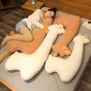 Chubbier Large Llama Stuffed Animal, Soft Alpaca Plush Body Pillow, Perfect Valentine Gift for Cuddling, Room Decoration