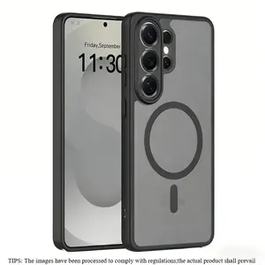 Phone Case: Smartphone Magnetic Protective Shockproof Cellphone Cover for Samsung Galaxy S26 Ultra S26 Plus S26 S25 S24 Series, Hard Matte PC Material Back, Better Heat Dissipation, High-End Luxury Look, Multiple Colors Available, Casing