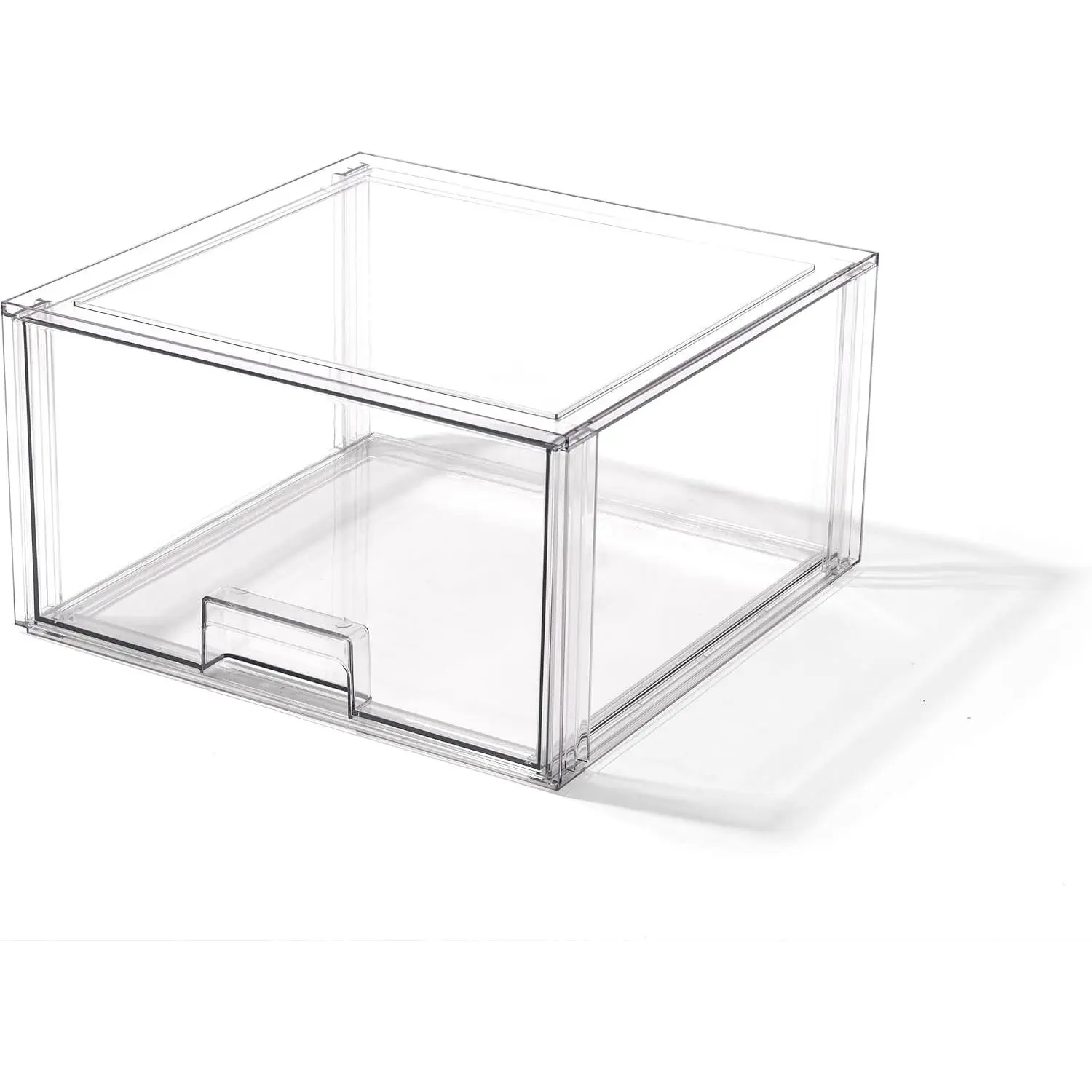Stackable Storage Drawers Tall X-Large Clear, THE CRATE COLLECTION, Storage Bins With Drawers, Bathroom Organizers, Under Sink Organizer Vanity Cabinet Home Organization