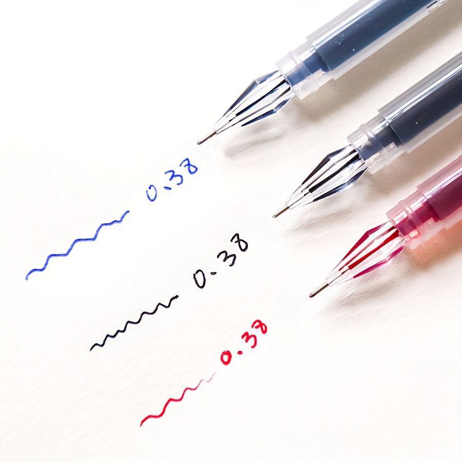 Fine Tip Pens, 3/10pcs Quick-drying Ink Pens, Smooth Writing Pens for Office Use & Exams, Office Stationery & Supplies