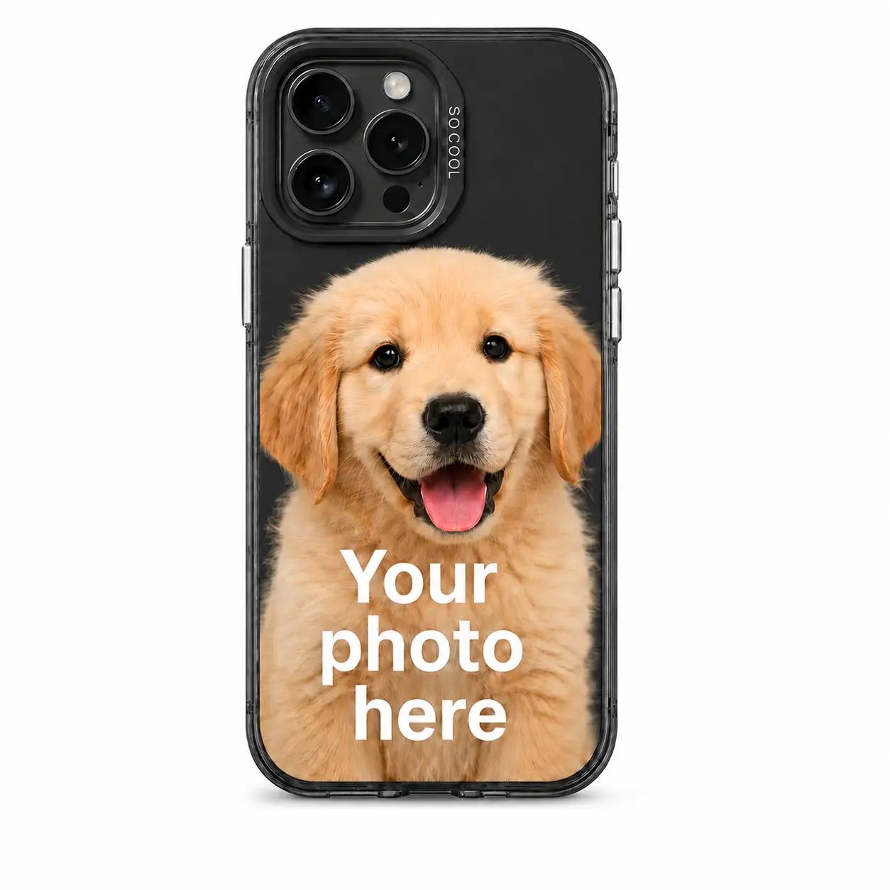 Custom Personalized Printed Phone Case, Custom Photo/Pattern Shockproof Anti-Slip Protective Cover Compatible with iPhone 11-17ProMax