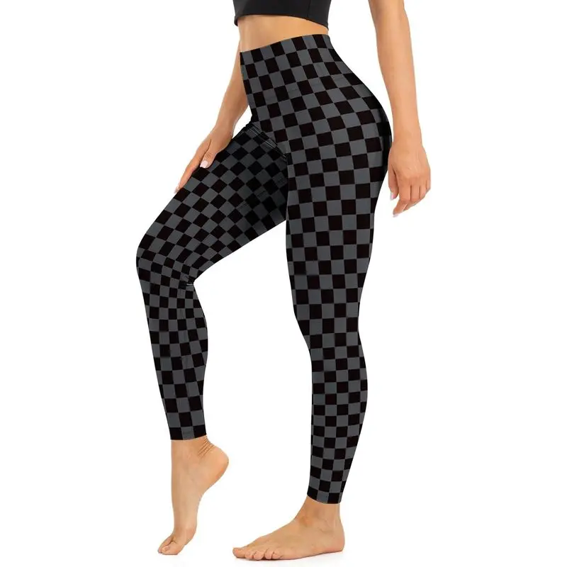 Female High-Waisted Long Opaque Leg Tummy-Control Soft Athletic Workout Leggings for Yoga, Gym & Everyday Wear