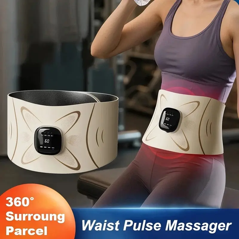 Smart EMS Microcurrent Fitness Belt Home Body Shaping Massage Waist Trainer