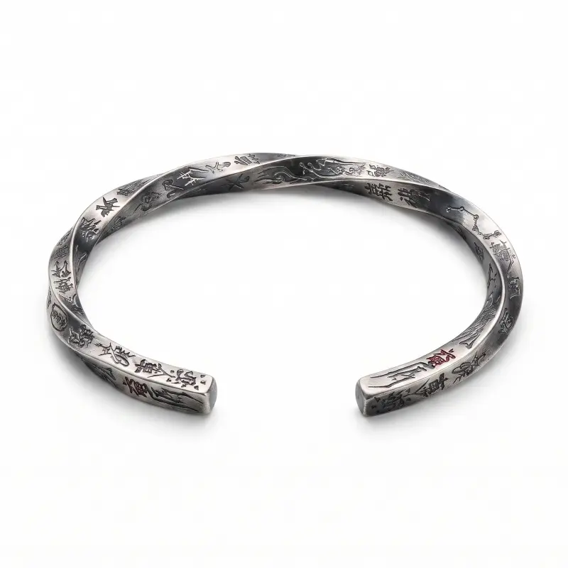 Personality Niche Retro Antique Bangle For Women, Fashion High-End All-Match Stackable Wrist Bracelet, Daily Street Dating Decor Accessory Vintage Bangle Antique Bracelet Niche Wrist Jewelry Stackable Bracelet High End Accessory