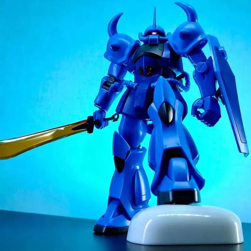 HGUC 196 1/144 MS-07B Gouf Gunpla Revive Ver Assembly Model Kit Zeon Mobile Suit Action Figure With Heat Whip Mecha Toy Boy Gift