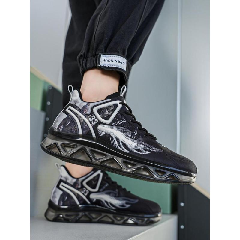 (New)Men's Fashionable Lace Up Low Top Sneakers, Casual Comfortable Breathable Sports Running Shoes, Male All-match Round Toe Shoes for Daily (Gift)11