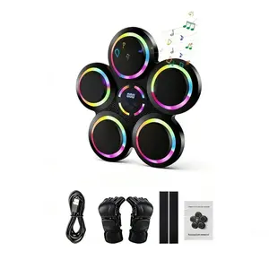 Music Fitness Punching Machine, Smart Bluetooth-compatible Boxing Pad, Wall-Mounted Music Target, Home Indoor Gym Workout, Coordination Training, Gift