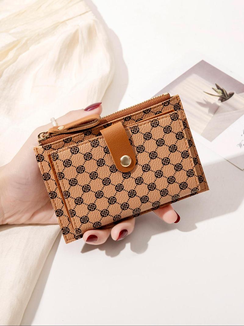 Women's Solid Color Zipper Wallet, Fashionable CoinPurse for Daily Used, Casual Trendy Versatile High-quality Daily Wallet for Women，Christmas Gift, Valentine's Day Gift, Ideal Gift, Durable Fashion Wallet