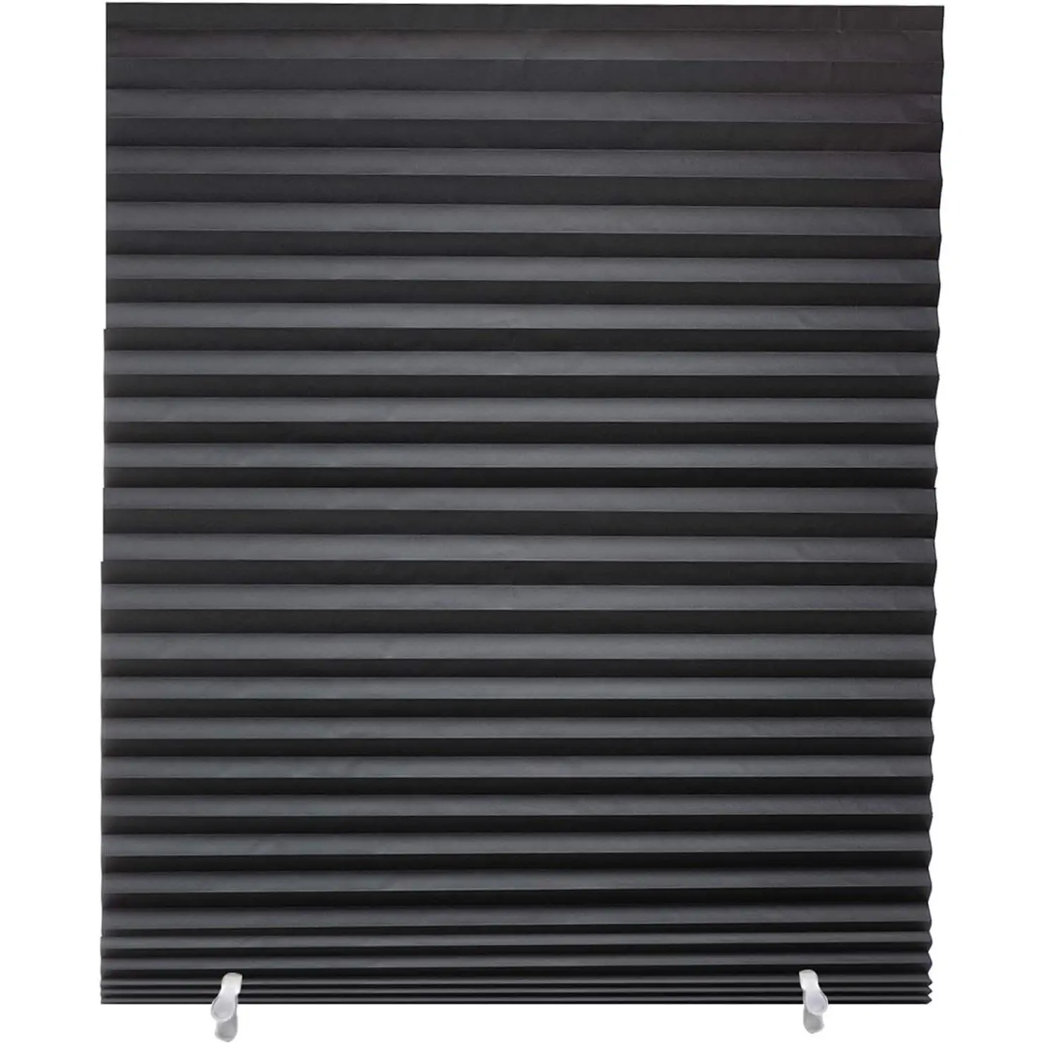 Home Supplies Paper Blinds - 6-Pack Pleated Temporary Blackout Cut-to-Size Blinds, 48" W x 72" H, for Indoor Office & Bedroom Windows