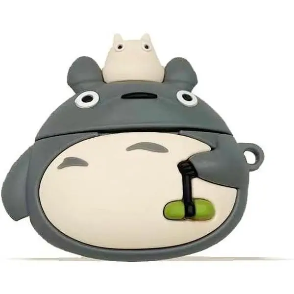 Compatible with AirPods Pro 1st/ 2nd Generation Case with Keychain, Cute Kawaii Cartoon Design Premium Silicone Shock-Absorbing Protective Case Cover for AirPods Pro 2 & 1