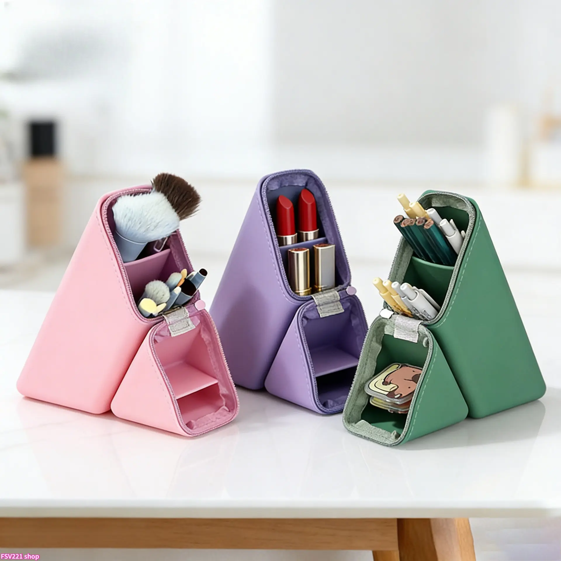 Solid Color Silicone Portable Pencil Holder - Foldable Expandable Desk Tidy, Large-Capacity Stationery Organizer for Office Desk Accessories (DIY Bag Accessory), Stationery Storage Organizer tiktokshopbacktoschool, Pen Holder, Silicone Grip, Desk Organize