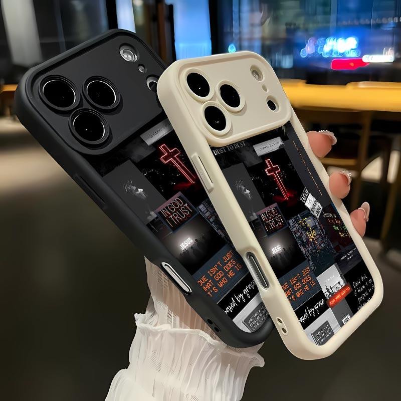 Creative Pattern Soft&Flexible TPU Silicone Phone Case For iPhone 17 Pro Max AIR 16 15 14 13 12 11 Plus XSMAX Cases Durable|Shockproof|Full Camera Protection|Anti-Scratch|Anti-Fingerprint|Slim Fit|Gift For Girlfriend/Men/Women