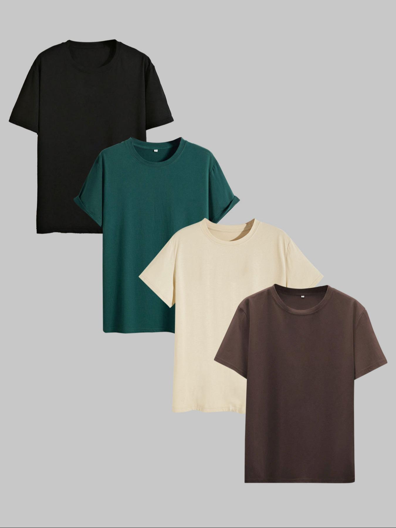 Men's Letter Graphic Round Neck Sleep Tops, Casual Crew Neck Short Sleeve Tee, Comfy Sleepwear for All Seasons