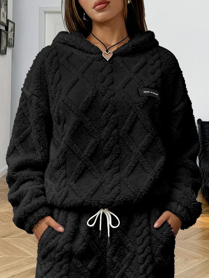 Women's  Soft Hooded Sweatshirt | Cozy Fleece-Lined Pullover for Cool Weather, Home & Outdoor Wear