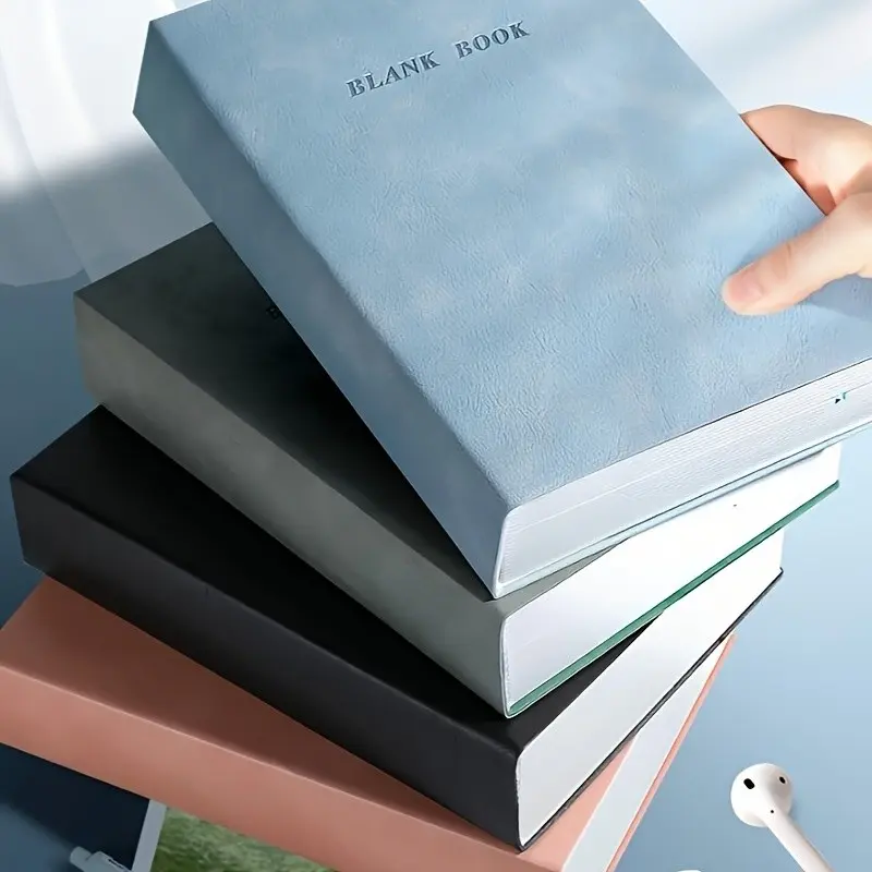 368 Sheets/736pages Thick Drawing Notebook Blank Notepad Agenda Diary A5 Sketch Book Notebooks Writing Pads Office Stationery Supplies
