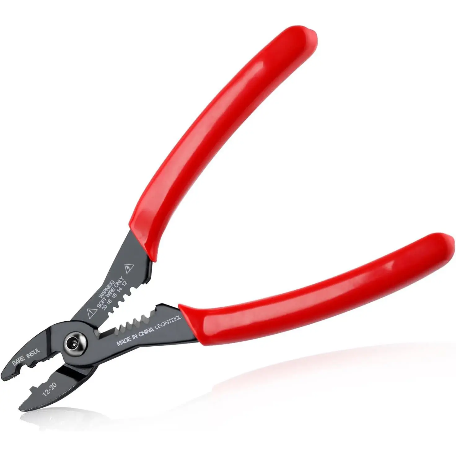 4-in-1 Multi Purpose Electricians Pliers with Wire , , Gripper, Stripper| 7" Compact Wire Stripper| Professional Wire Crimping Tool for 12-20 AWG Insulated & Non-Insulated Wires