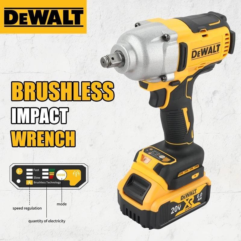 DEWALT DCF900 Impact Wrench 1/2" Inch High Torque 10.8V~18V Brushless Cordless with Hog Ring Anvil Dewalt Power Tools Bare Machine Battery Charger