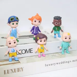 Cocomelons Anime Figure Cartoon Character Derivative Model Desktop Ornament Collectibles Decorations Boys Girls Birthday Gifts