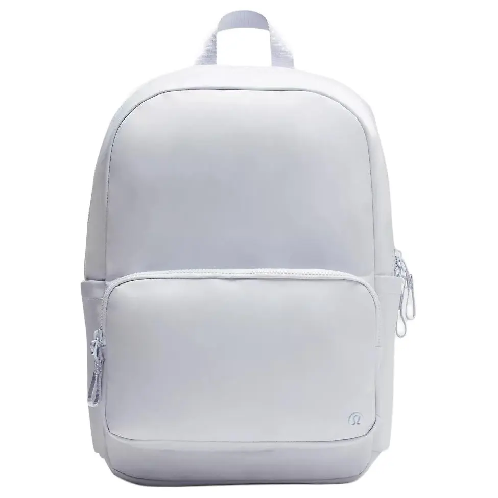 Women's Lululemon Everywhere 22L Recycled Nylon Small Backpack, Light Blue Solid Color, Built-in Pockets Functional Backpack, Small Backpack Women, Built-In Pockets Backpacks