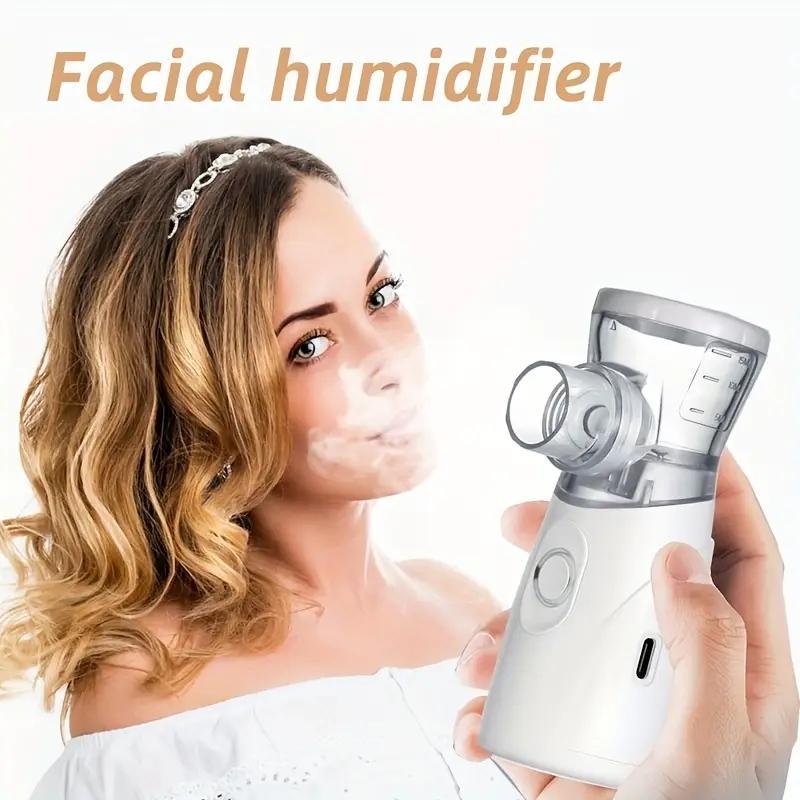 Portable Handheld Humidifier for Deep Cleaning and Hydration, USB Rechargeable Travel-Friendly Design for Home & Office Use, USB Humidifier Machine, Usb Powered Humidifier